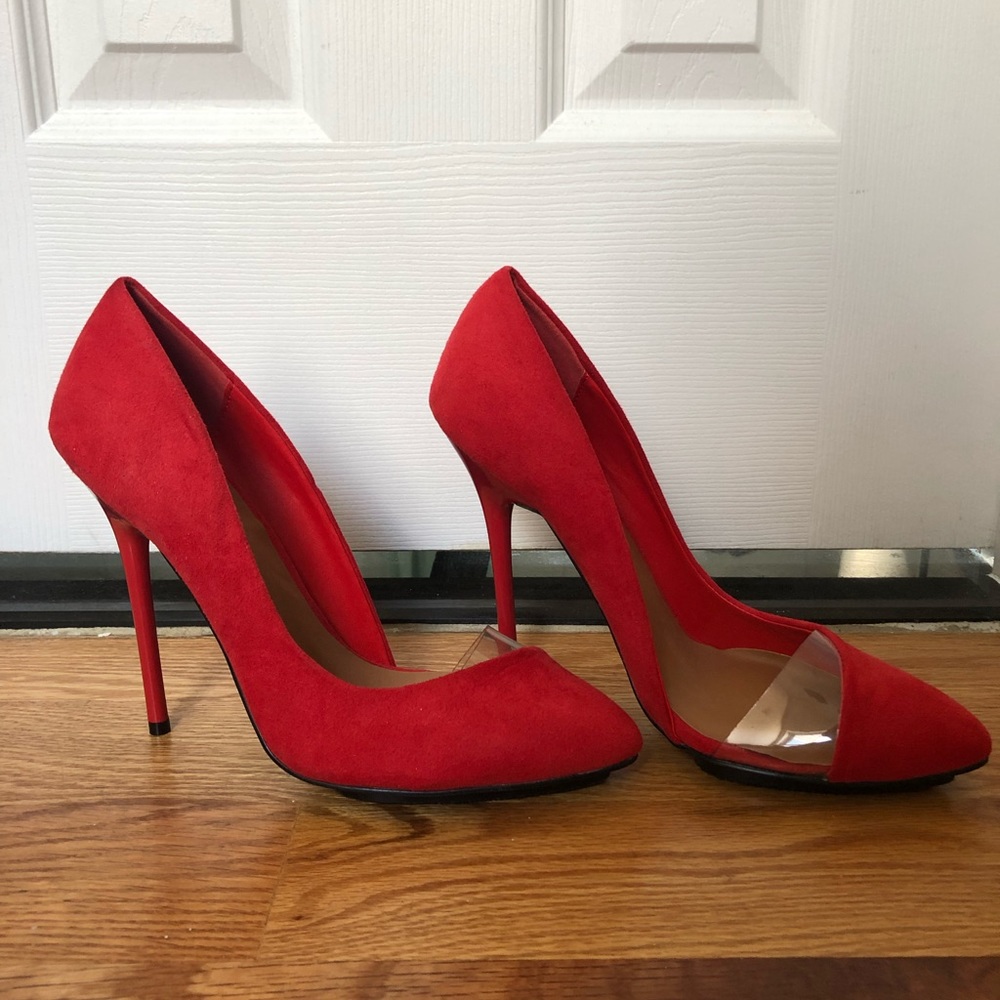 Shoe Cult by Nasty Gal Fire Red Pumps. 8.5